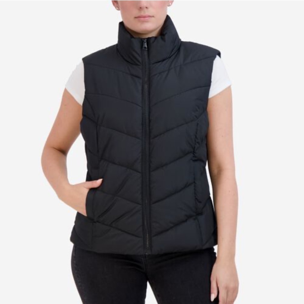 Cole Haan Black Puffer Vest
